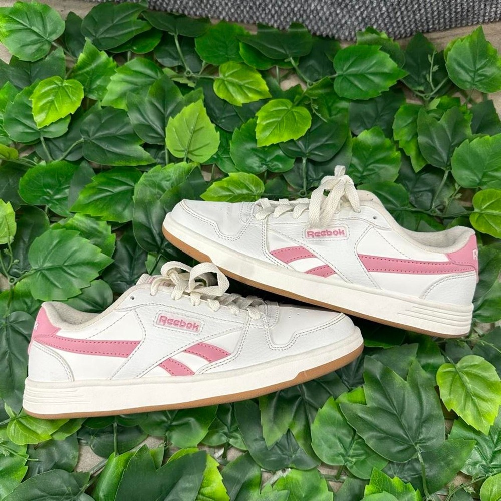 Reebok Royal BB4500 Low White Pink Gum Sneakers Women's 7